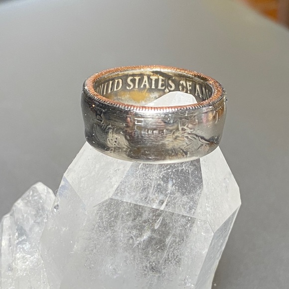 Bicentennial Half Dollar Coin Ring - Picture 8 of 10